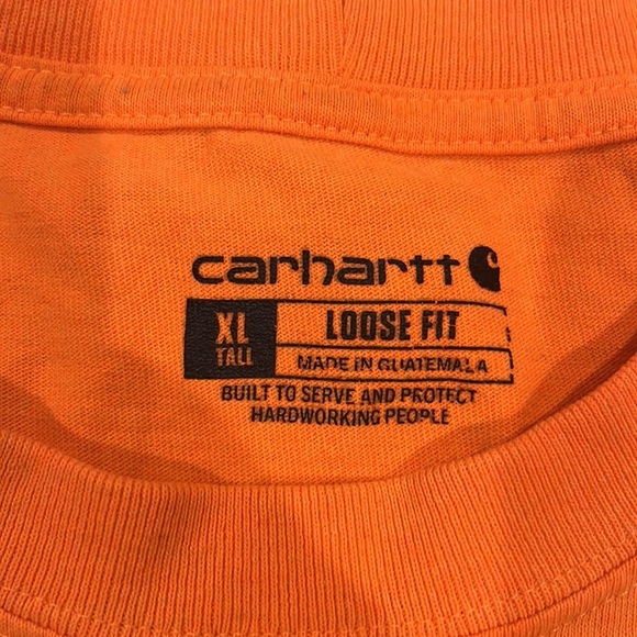 Orange Carhartt shirt - Picture 2 of 3